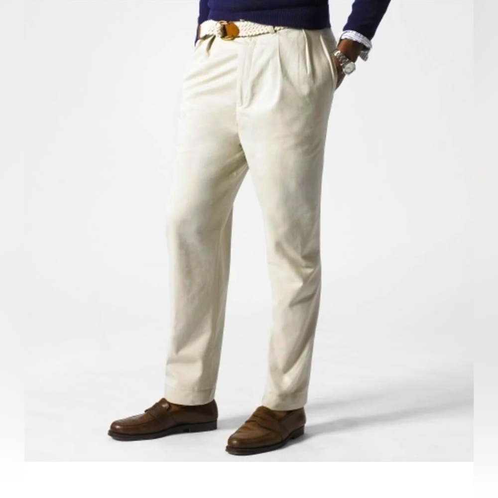 Polo Ralph Lauren Slacks Chino Khaki Pants Andrew Pant NWT Size 36x36